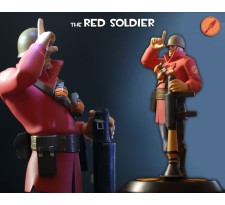 Team Fortress 2 The Red Soldier 13 inch statue 33cm